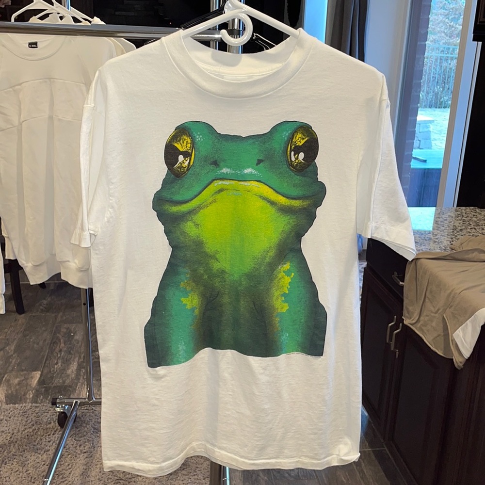 Vintage 1992 sock and roll Corp Big face Frog Rare